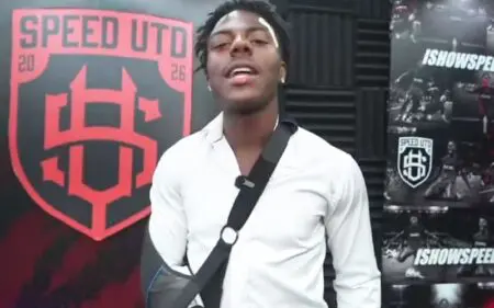 IShowSpeed Sporting Sling and Bruised Face After LA Knight Attack