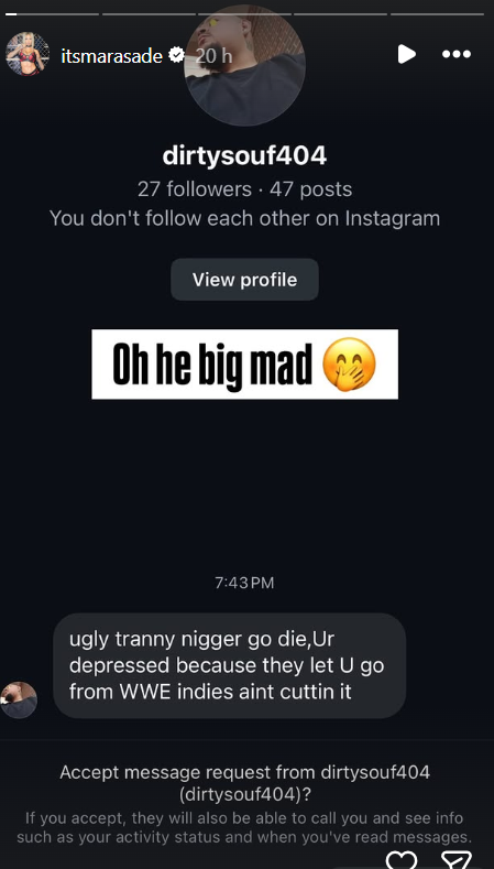 Mara Sade Exposes Racist and Abusive DM Targeting Her Career