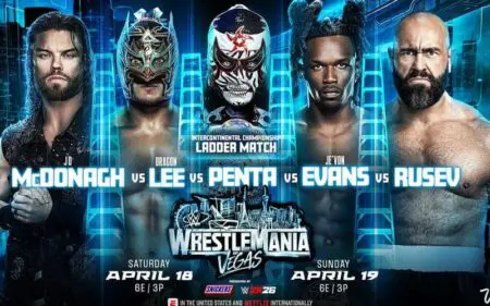 WWE IC Title Ladder Match WrestleMania Participants Found Out Last Minute