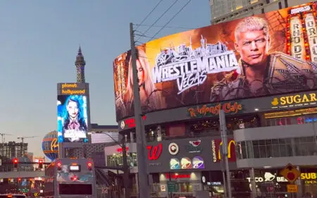 WWE Takes Over Las Vegas Strip With Massive WrestleMania 42 Promotional Push