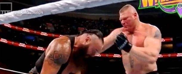 Speculation on Brock Lesnar Throwing Shoot Punches at The Rumble