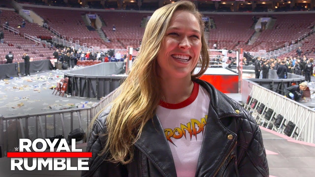 Ronda Rousey Reacts to Debut at The Royal Rumble