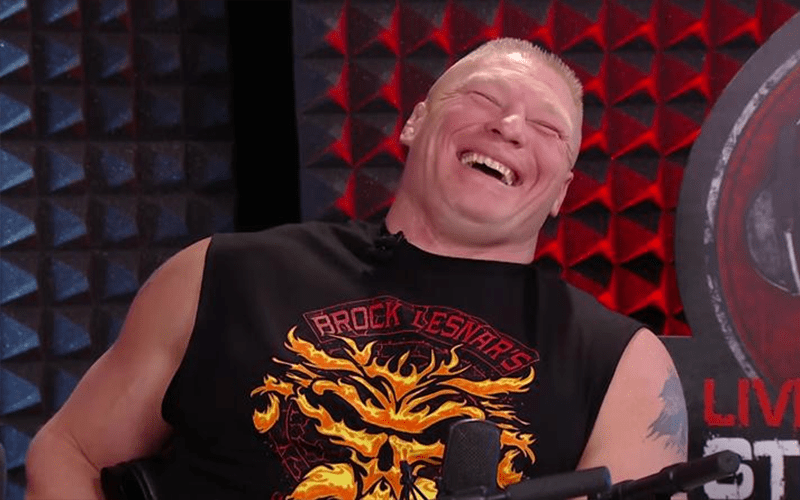 UFC Fighter Teases WWE Match Against Brock Lesnar.