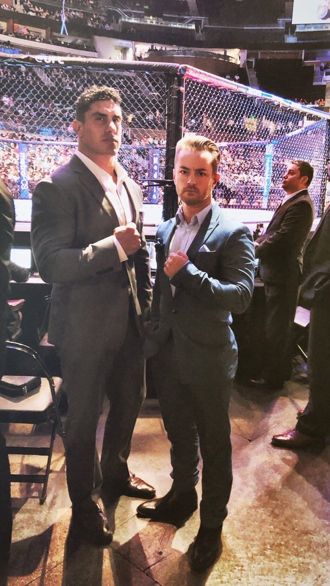 EC3 & Drake Maverick Attend UFC Fight Night