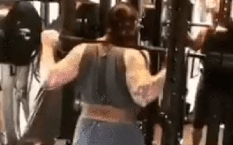 Footage of The Undertaker Working Out Recently