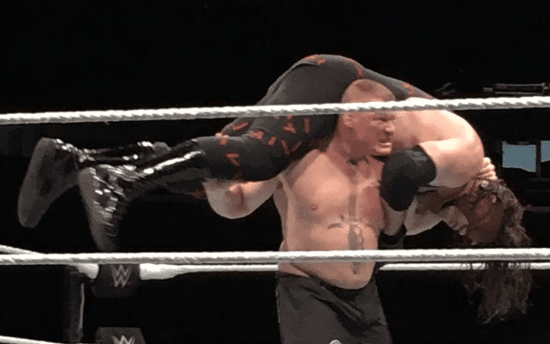 Fans Furious Over Brock Lesnar vs. Kane WWE Live Event Match