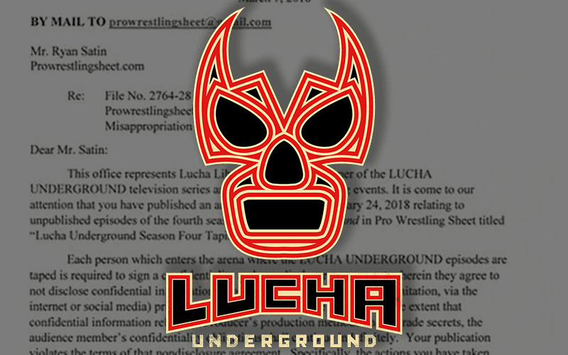 Lucha Underground Issues Legal Letter Over Spoilers Leaking