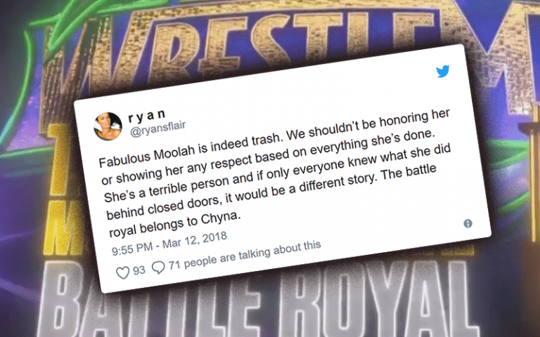 Backlash Over Fabulous Moolah Battle Royal Announcement