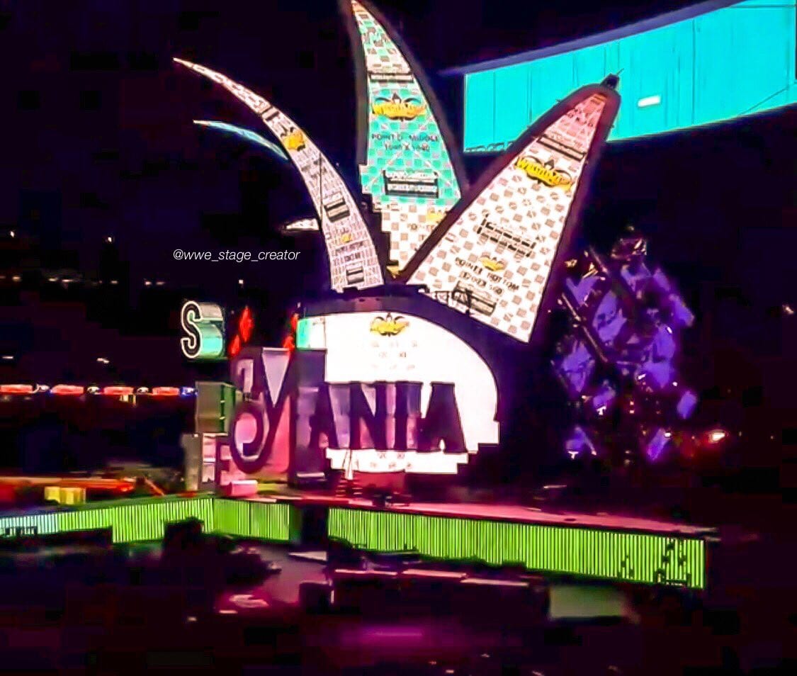 Check Out the Almost Completed WrestleMania 34 Stage
