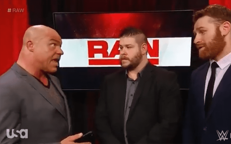 Reactions to Kurt Angle Name Dropping “TNA” on RAW