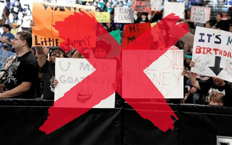 WWE Confiscated Interesting Signs Before SmackDown