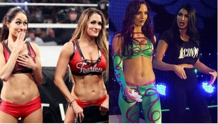 Bella Twins & IIconics Tease Feud Over Possible WWE Women’s Tag Team Championships