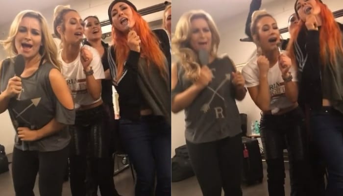 WWE Superstars Sing Whitney Houston In Hilarious Backstage Video