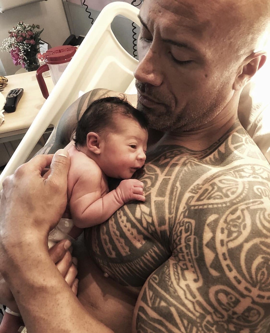 The Rock Welcomes His Third Daughter Into The World
