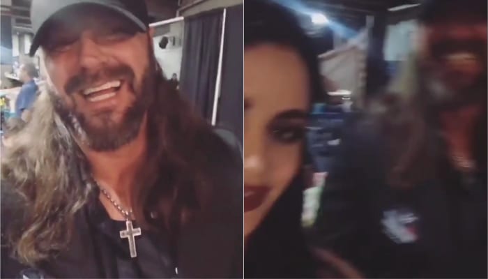 Paige Posts Video With James Storm Backstage At RAW