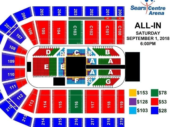 Tickets Prices For All In On Stub Hub Are Unbelievable