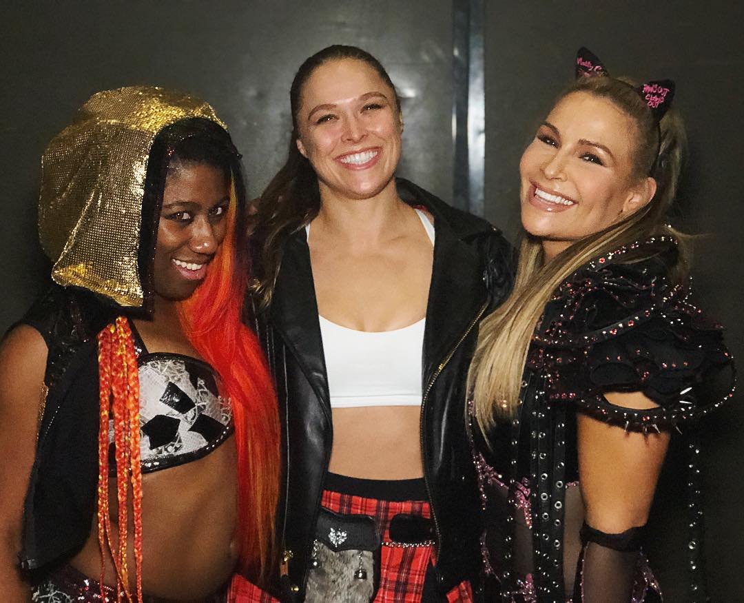 Photo of Ronda Rousey Backstage at WWE Live Event Today