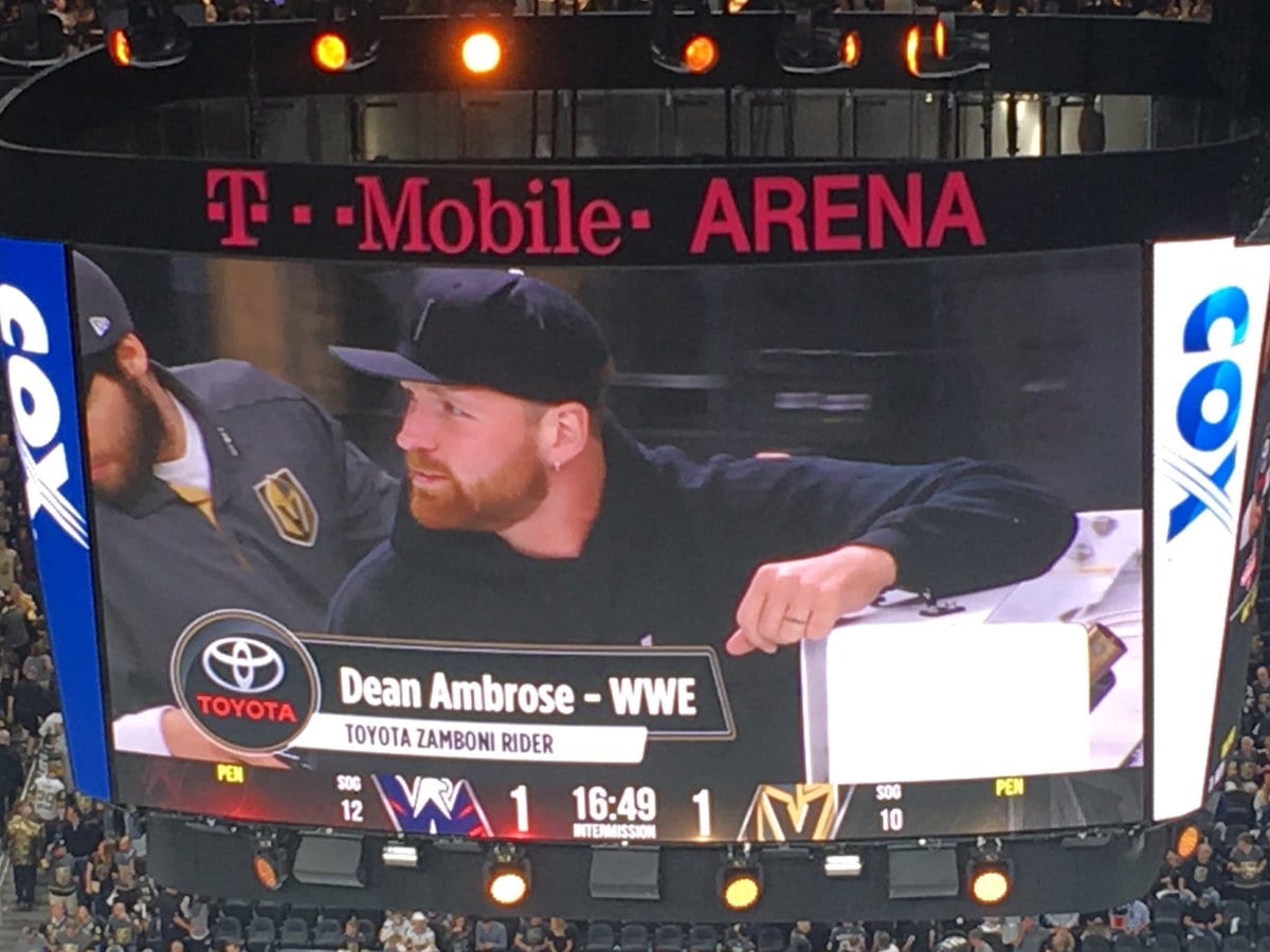 Dean Ambrose Resurfaces at Stanley Cup Finals