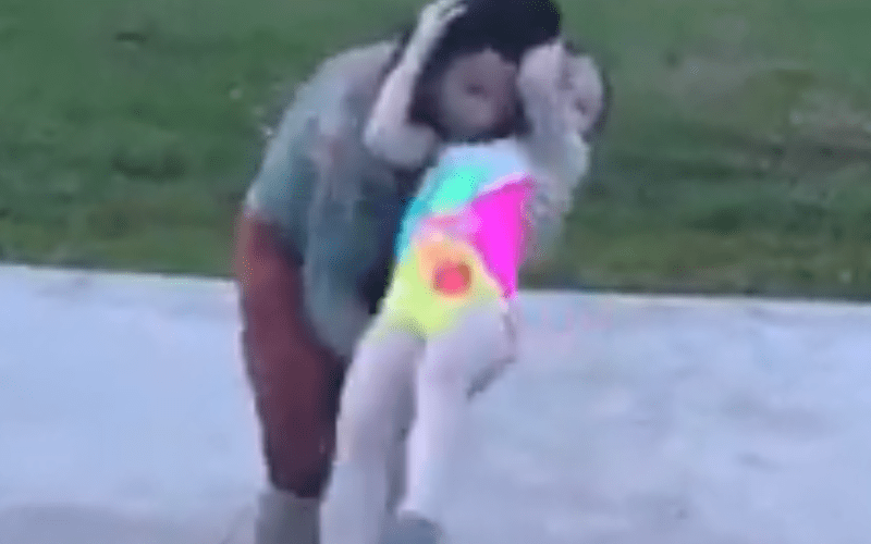 Footage of Jeff Hardy’s Daughter RKO’ing Him