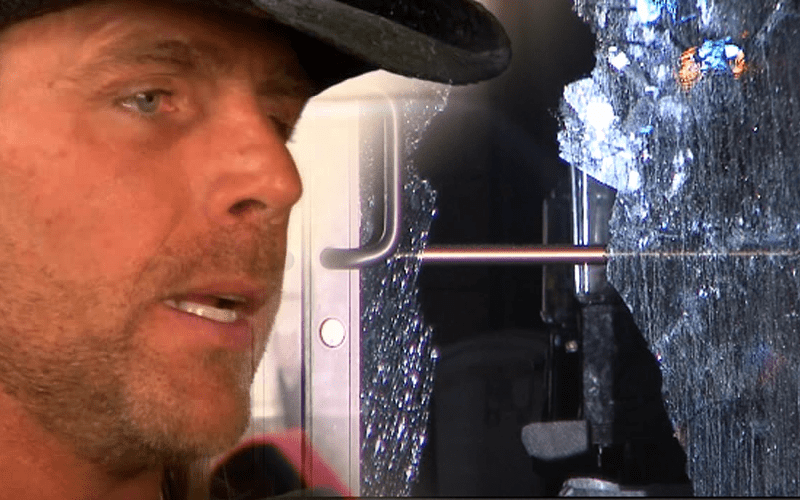 Shawn Michaels Reacts To Guy Being Thrown Through Barber Shop Window