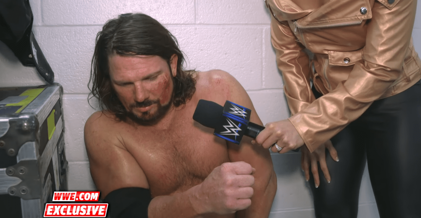 AJ Styles Feels Sick After His Match With Shinsuke Nakamura