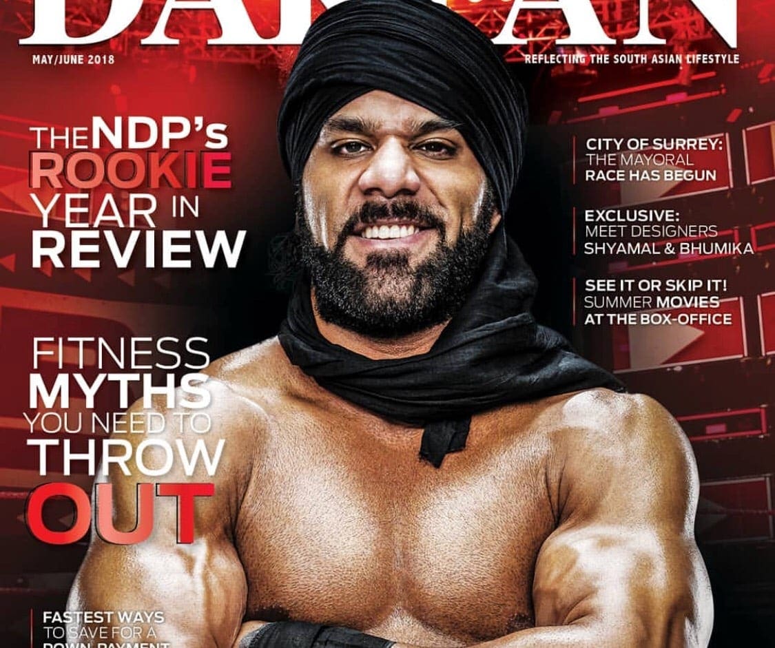 Jinder Mahal Lands Magazine Cover