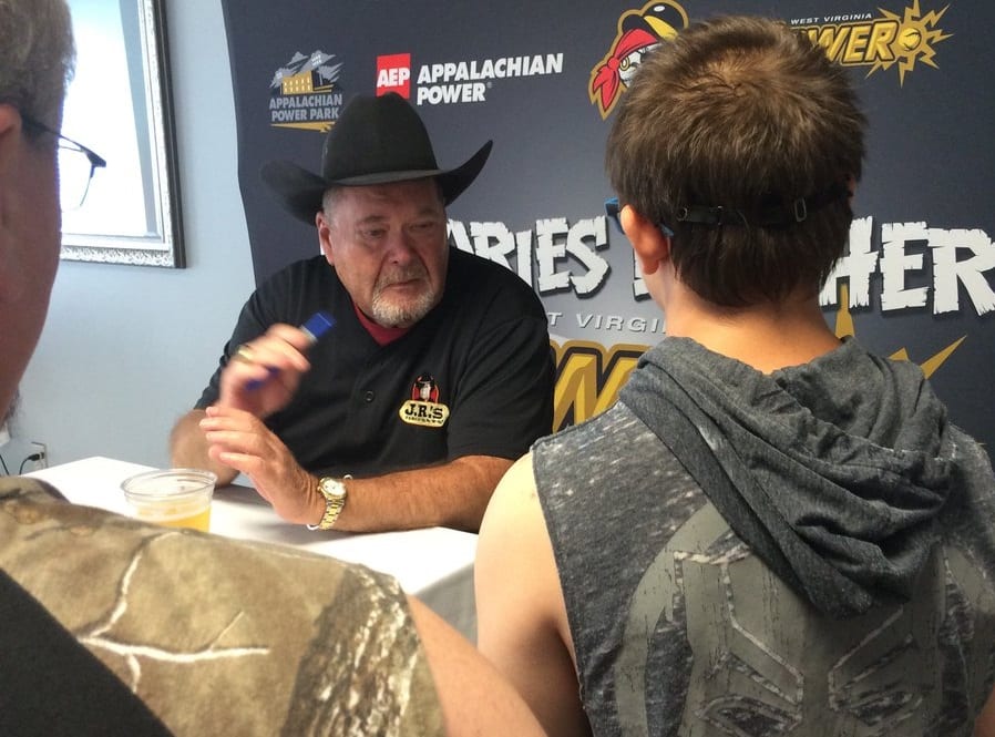 Jim Ross Has Inspirational Moment With Child Suffering From Cerebral Palsy
