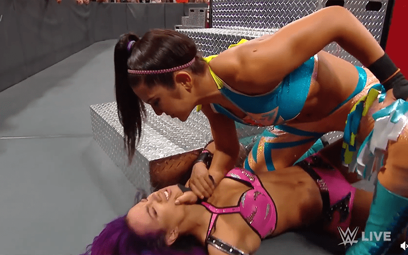 Uncensored Footage of Bayley Cursing Sasha Banks On-Air