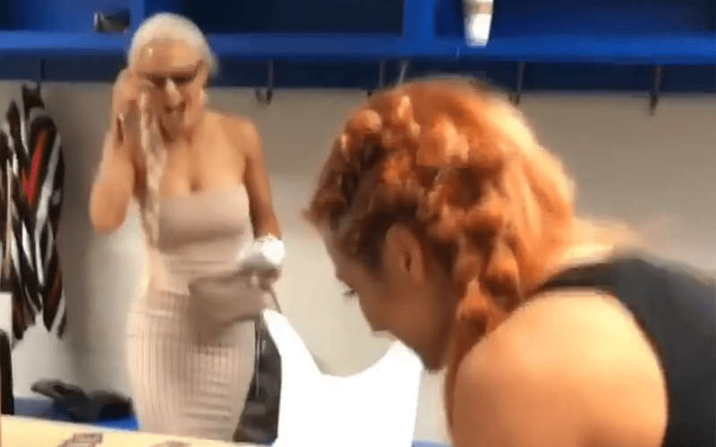 Watch Paige & Renee Young Prank Becky Lynch Backstage