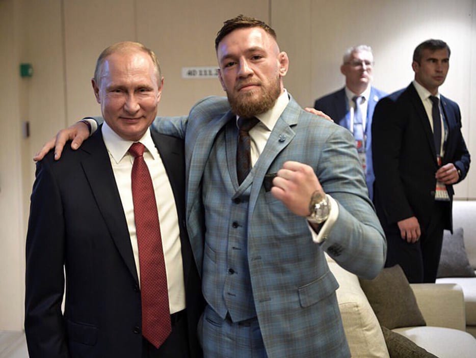 Conor McGregor Hangs With Vladimir Putin