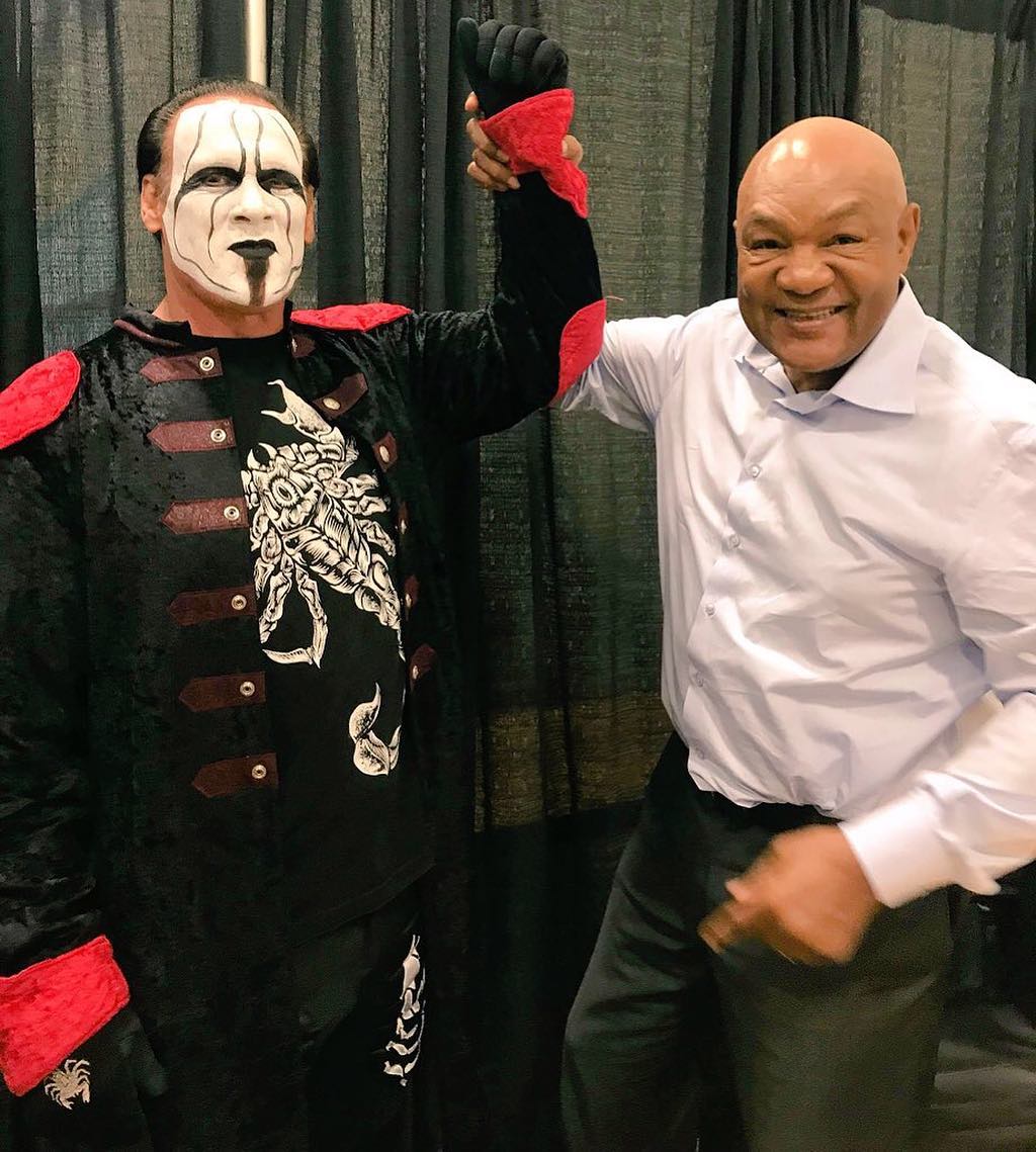 Sting Meets Legendary Boxer