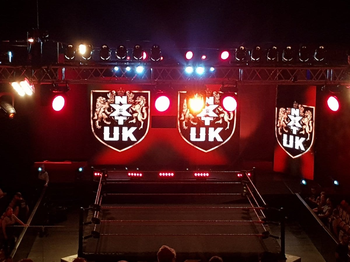 First Look at the Set for Tonight’s WWE UK Tapings