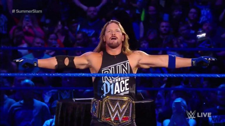 AJ Styles Named Longest Reigning SmackDown Champion