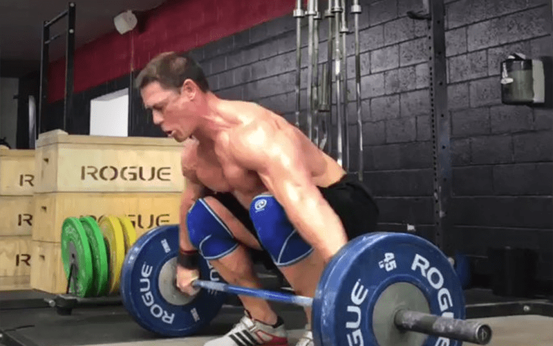 John Cena Shows Off In Gym Before Heading To China
