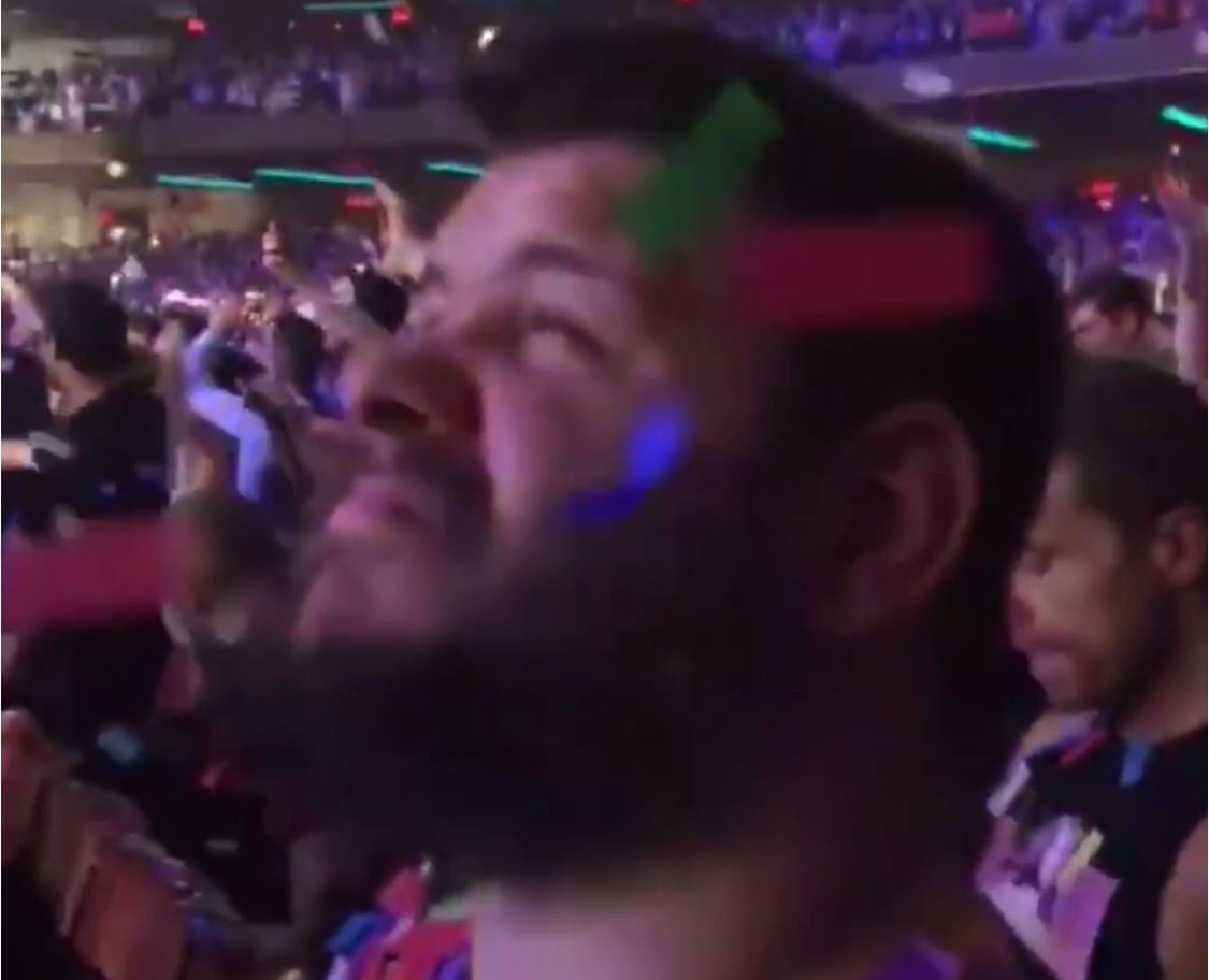 Kevin Owens Attends Britney Spears Concert