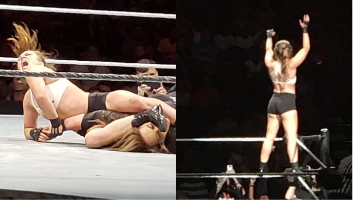 Ronda Rousey Competes At WWE House Show During Suspension