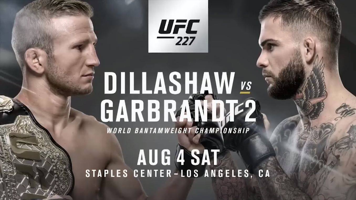 UFC 227 Results August 4th, 2018