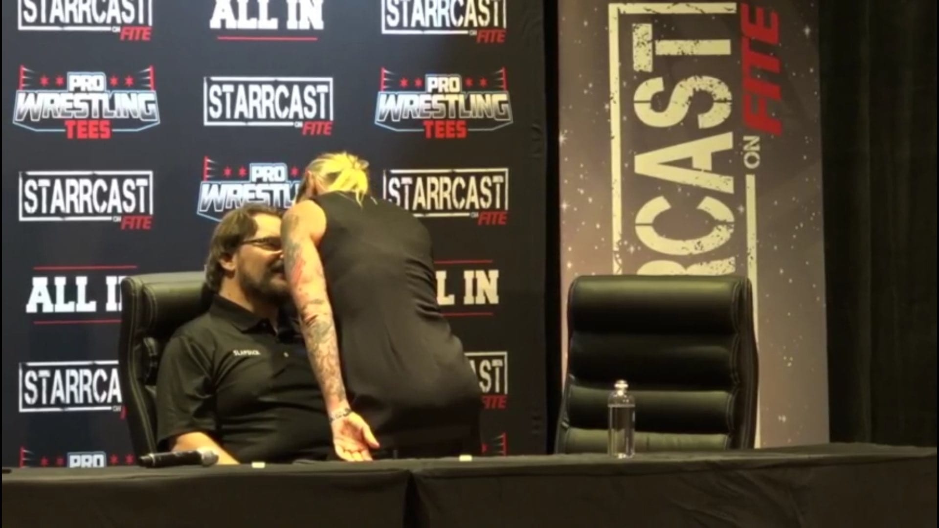 Madusa Gives Tony Schiavone A Lap Dance During Starrcast