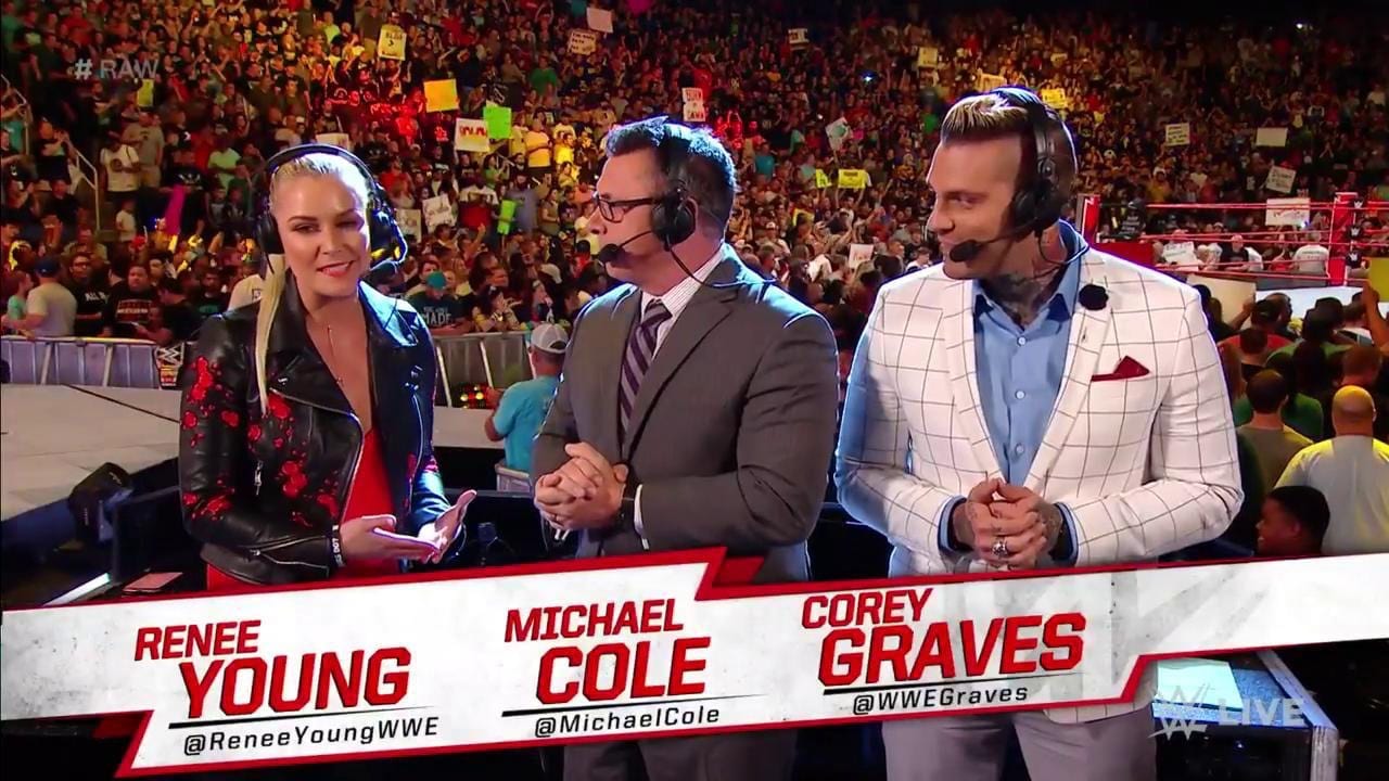 Renee Young Reacts To Commentating On Raw