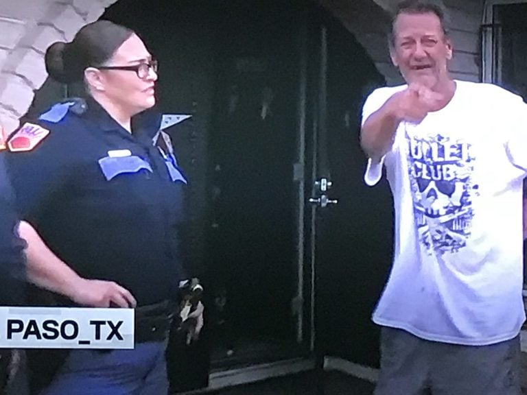 Drunk Man On Live PD Wearing Bullet Club T-Shirt Goes Viral