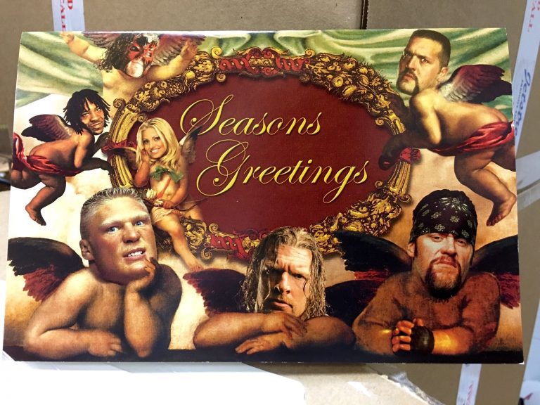 Check Out This Crazy Throwback WWE Company Christmas Card