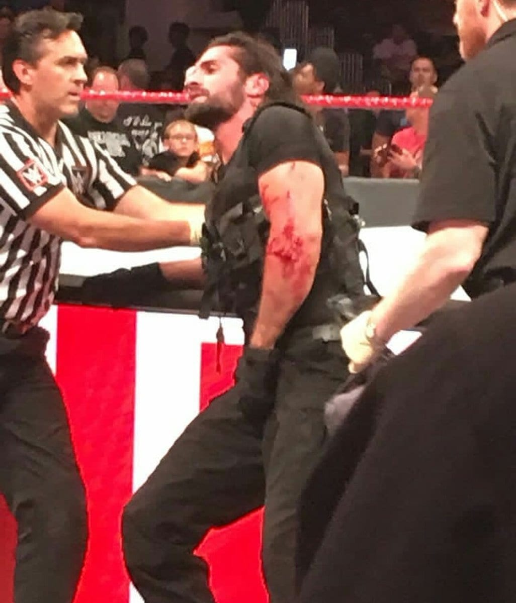 Seth Rollins Sliced Open During Raw This Week