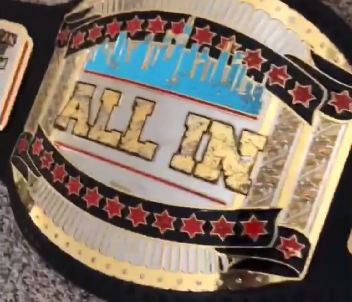 Check Out The Custom All In Title Belt