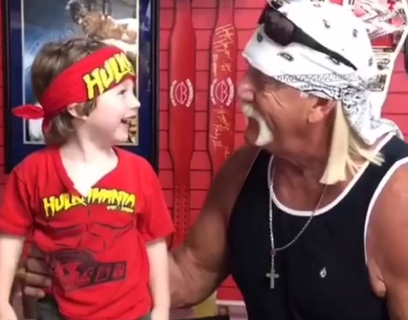 Hulk Hogan Shares A Great Moment With Young Fan