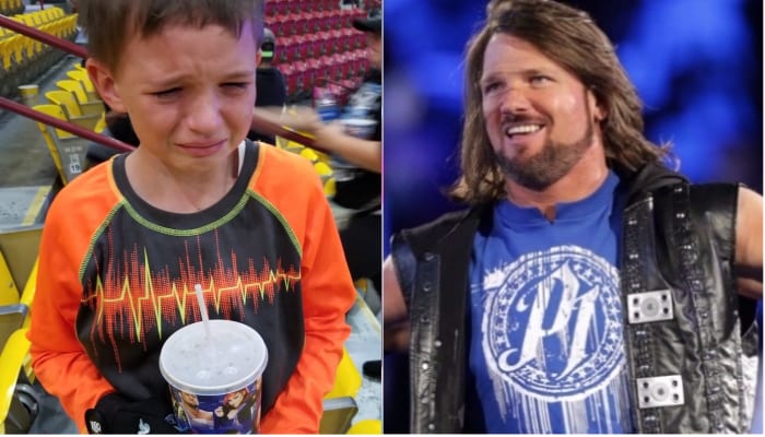 AJ Styles Reaches Out To Heartbroken Young Fan