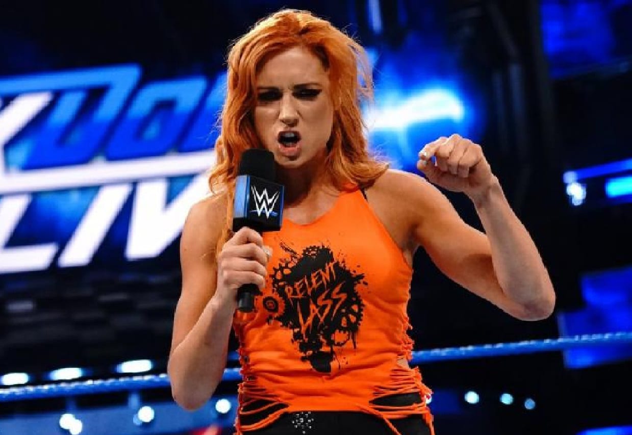 Becky Lynch Reacts To WWE Royal Rumble Title Match Being Called Off