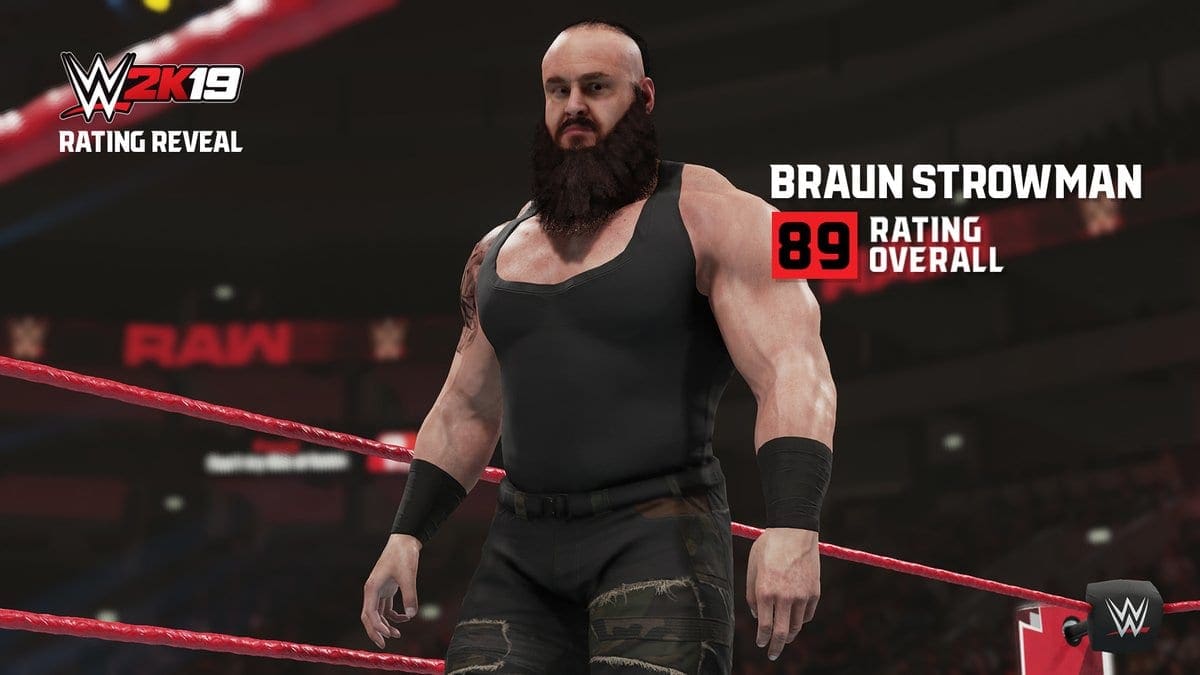 2K Reveals Superstar Ratings For Upcoming WWE 2K19 Game