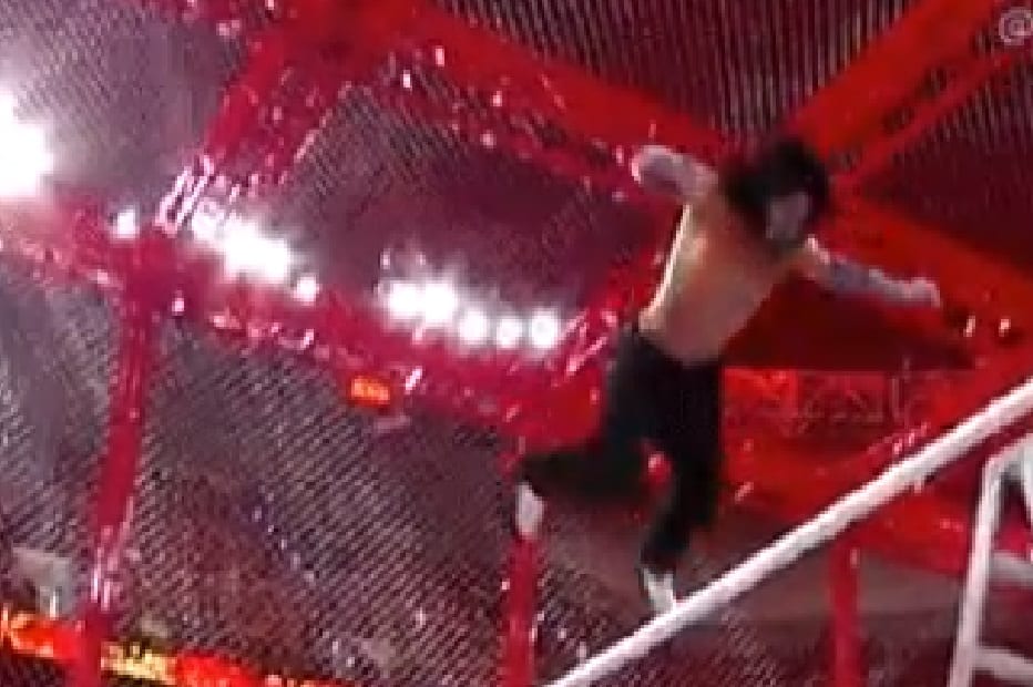 Watch Jeff Hardy’s Extreme Hell In A Cell Stunt