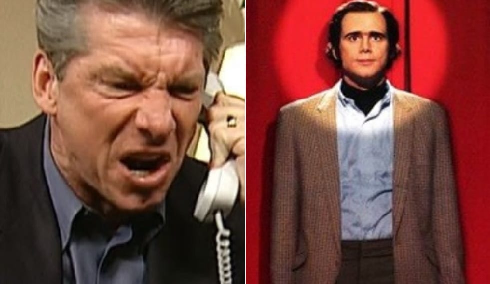 Why Vince McMahon Was Upset About The Man On The Moon Film