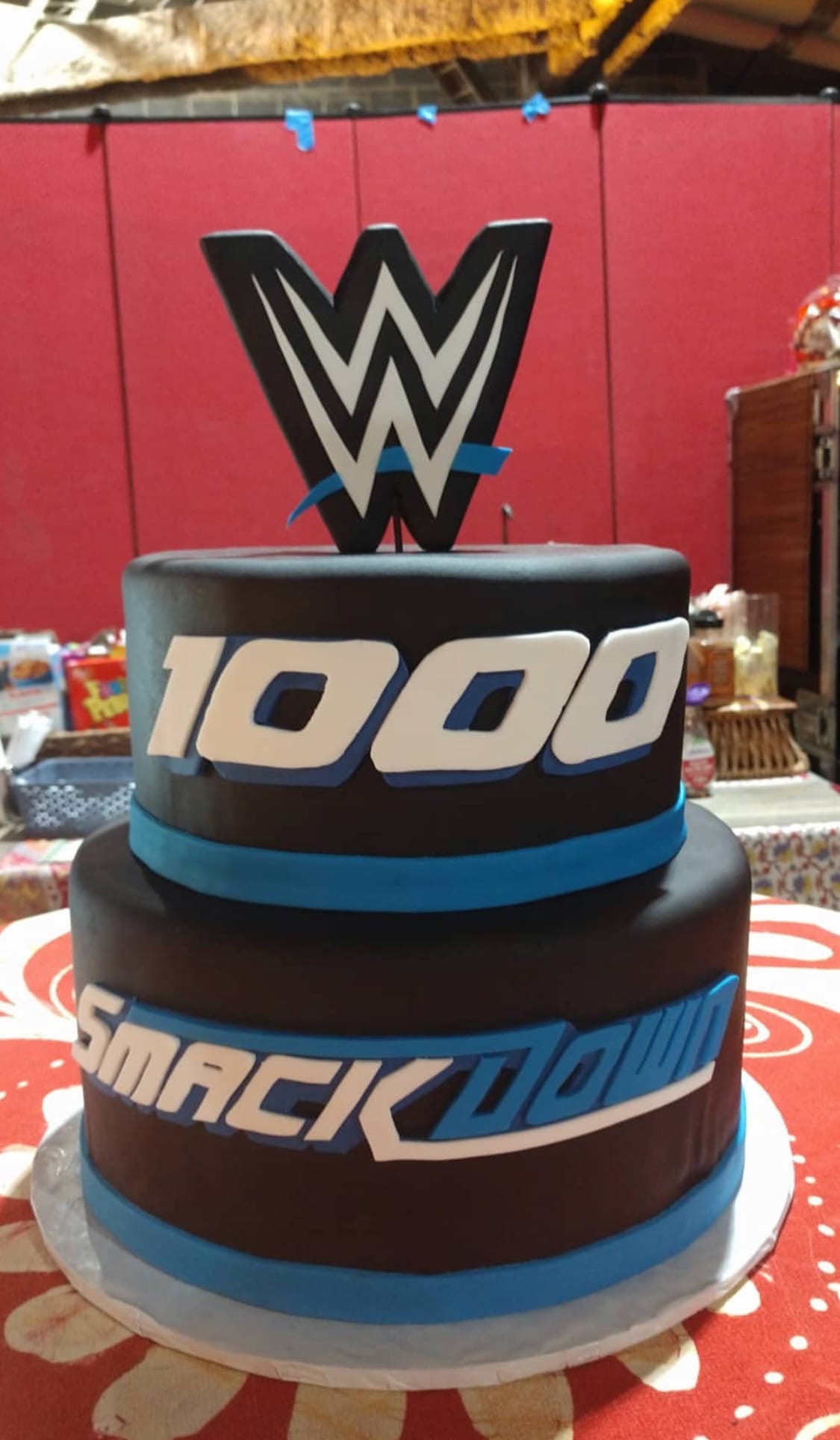 Check Out The SmackDown 1000 Cake WWE Has Backstage In Catering